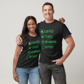 Coffee Teach Shenanigans Repeat Teacher St Patrick T-Shirt (Unisex)