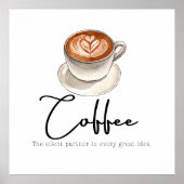 Coffee: The silent Partner Poster (Vorne)