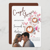 Coffee Themed Couple Shower Invitation Einladung (Vorne/Hinten)