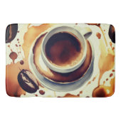 Coffee time Bath Mat Badematte (Vorderseite)