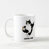 Coffee Time Black Cat Tasse für Introvertierte (Links)