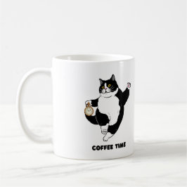 Coffee Time Black Cat Tasse für Introvertierte