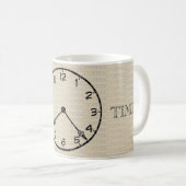 Coffee Time Clock Kaffeetasse (VorderseiteRechts)