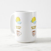 Coffee Time – Cute Smiling Cup Kaffeetasse (Vorderseite Links)