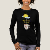 Coffee Time – Cute Smiling Cup Tri-Blend Shirt (Vorderseite)