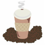 Coffee Time Cutout Skulptur Freistehende Fotoskulptur<br><div class="desc">Dieses niedliche Design ist perfekt für Liebhaber von Kaffee oder heiße Schokolade. Wenn Sie Java Junkie sind oder Sie wissen,  dass Sie sicher mit einem dieser niedlichen koffeinierten Kaffee und Bohnen koppeln Sie Fotoskulpturen heute.</div>