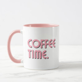 Coffee Time | Einfache minimalistische Alltags-Kaf Tasse