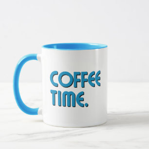 Coffee Time Einfacher minimalistischer Alltagska Tasse