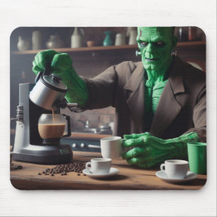 Coffee Time Frankenstein Mousepad