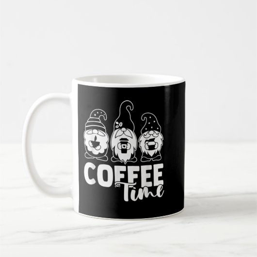 Coffee Time Gnomes Coffein Kaffeetasse (Links)