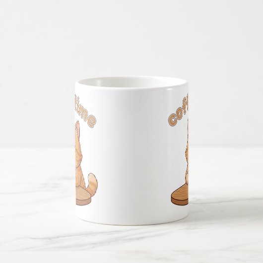 Coffee Time Kitty Mug | Gift For Cat Lovers Kaffeetasse (Mittel)