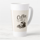 Coffee Time Latte Tasse 0,35 und 0,5 l (Rechte Ecke)