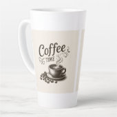 Coffee Time Latte Tasse 0,35 und 0,5 l (Linke Ecke)