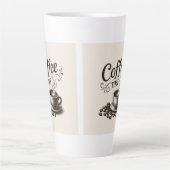 Coffee Time Latte Tasse 0,35 und 0,5 l (Vorderseite)