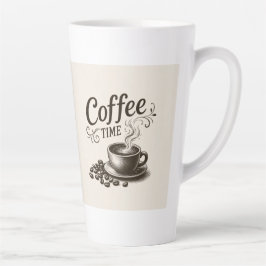 Coffee Time Latte Tasse 0,35 und 0,5 l