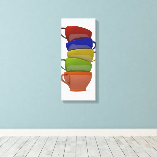 Coffee time leinwanddruck (Insitu (Holzboden))