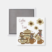 Coffee Time Magnet (Vorderseite/Rückseite)