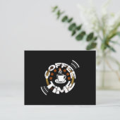 Coffee Time Postkarte (Stehend Vorderseite)