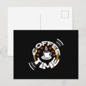 Coffee Time Postkarte (Vorne/Hinten)