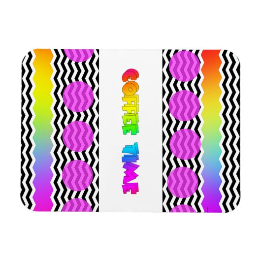 COFFEE TIME Refrigerator  Magnet (Horizontal)