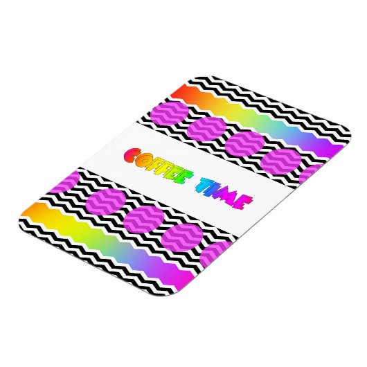 COFFEE TIME Refrigerator  Magnet (Linke Seite)