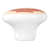 Coffee Time Retro Design Keramikknauf (Seitenansicht)