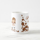 Coffee Time sagt der Gnom auf einer  Kaffeetasse (Mittel)