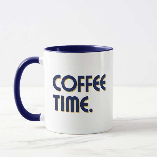 Coffee Time | Simple Minimalist Everyday Coffee Tasse (Links)