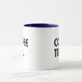 Coffee Time | Simple Minimalist Everyday Coffee Tasse (Zentrum)