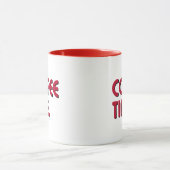 Coffee Time | Simple Minimalist Everyday Coffee Tasse (Zentrum)