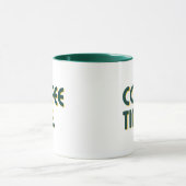 Coffee Time | Simple Minimalist Everyday Coffee Tasse (Zentrum)
