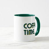 Coffee Time | Simple Minimalist Everyday Coffee Tasse (VorderseiteRechts)