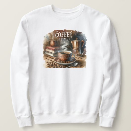Coffee Time Sweatshirt (Design vorne)