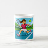 Coffee to get me ready for Tennis! Kaffeetasse (Mittel)