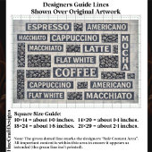 Coffee Typography Rustic Burlap Word FC5 Decoupage Seidenpapier