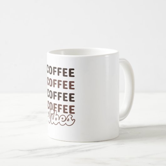 Coffee Vibes Classic Tasse (VorderseiteRechts)