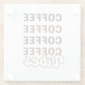 Coffee Vibes Glasuntersetzer (Rückseite)