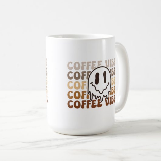 Coffee Vibes Kaffeetasse (VorderseiteRechts)