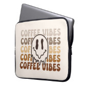 Coffee Vibes Laptopschutzhülle (Vorderseite Links)
