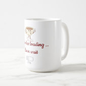 Coffee Vibes Loading – Minimale Kaffeetasse  (VorderseiteRechts)