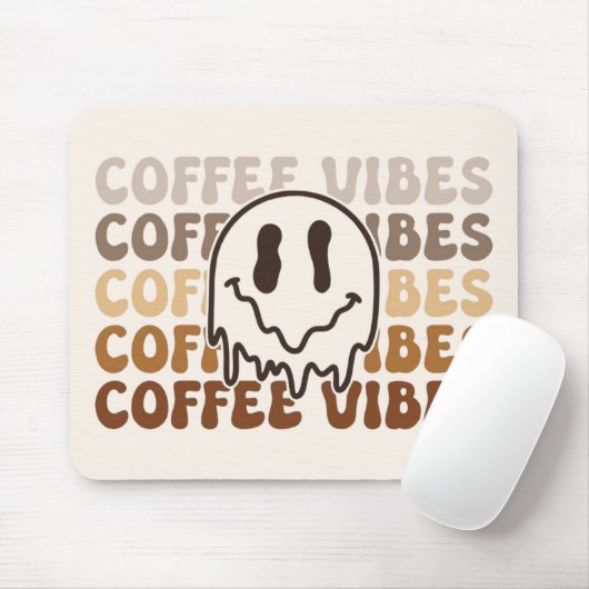 Coffee Vibes Mousepad (Mit Mouse)