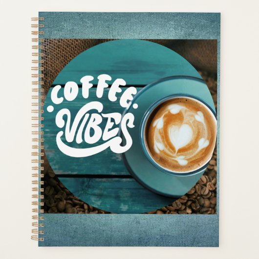 Coffee Vibes Planner Planer (Vorderseite)