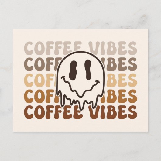 Coffee Vibes Postkarte (Vorderseite)