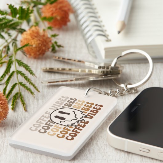 Coffee Vibes Schlüsselanhänger (Vorderseite rechts)