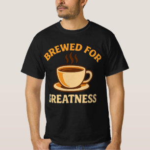 Coffee Vibes T - Shirt - Braustil für Koffein L