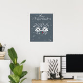 Coffee Wedding singing Guest Book Alternative Poster (Heimbüro)