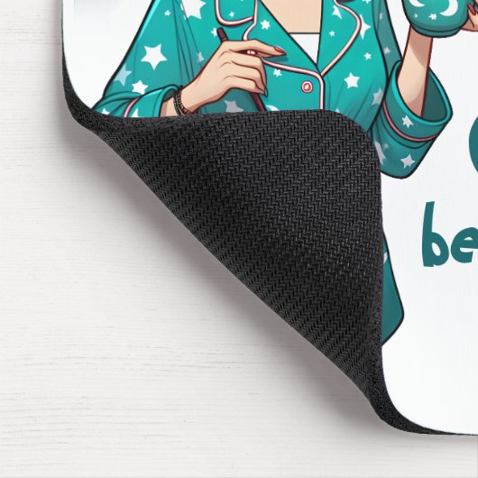 Coffee! Weil Yawning Rude ist Mousepad (Ecke)