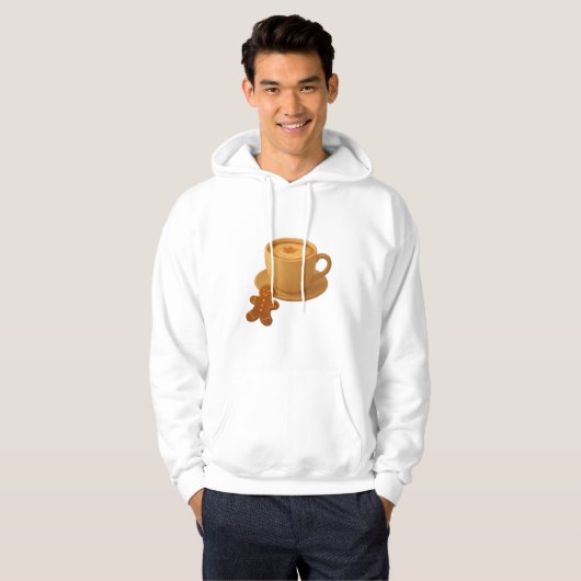 Coffee with Gingerbread Cookie  Hoodie (Vorne ganz)