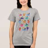 Coffee with Toucans Tri-Blend Shirt (Vorderseite)