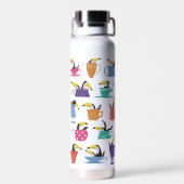 Coffee with Toucans Trinkflasche (Rückseite)